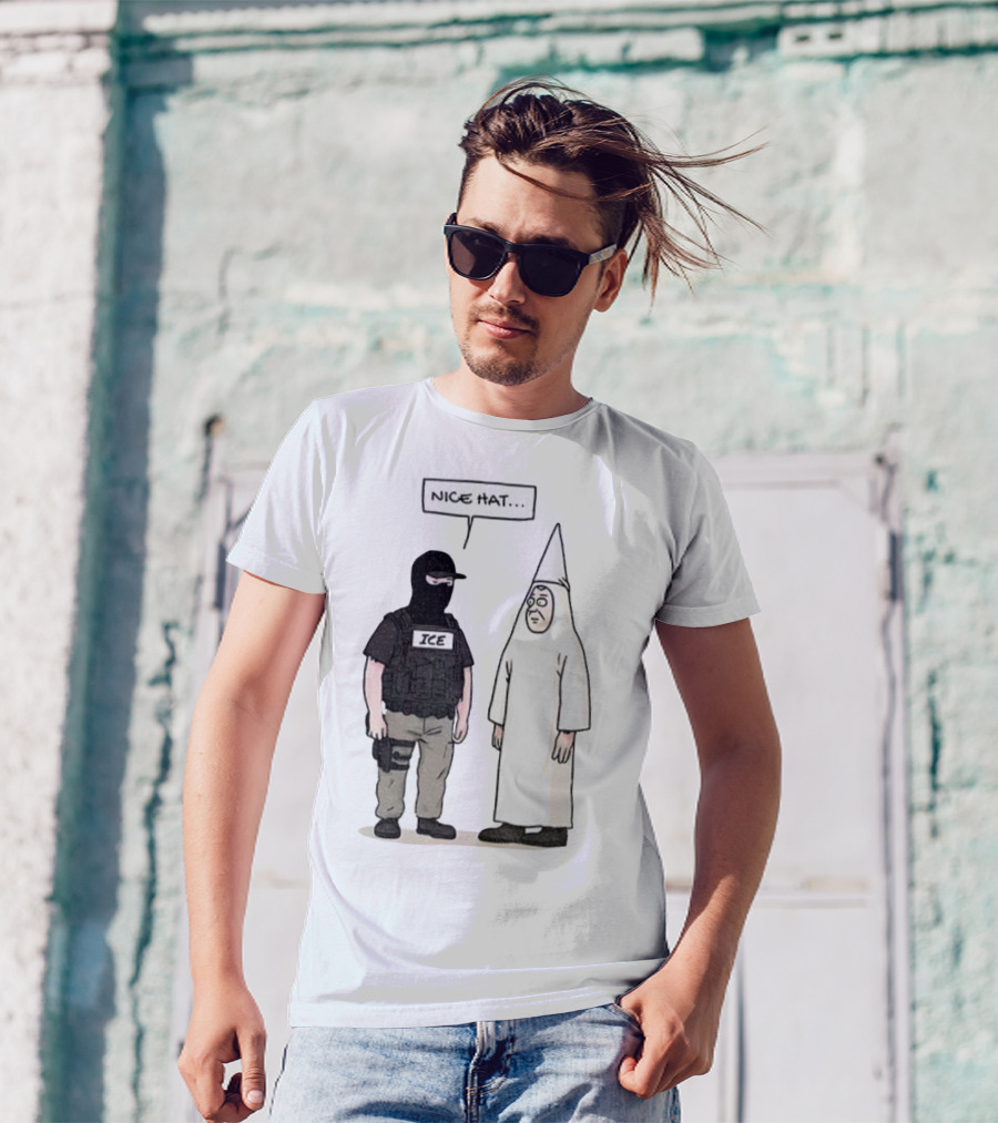 Subtle Fuck Trump Fuck ICE Nice Hat T-Shirt