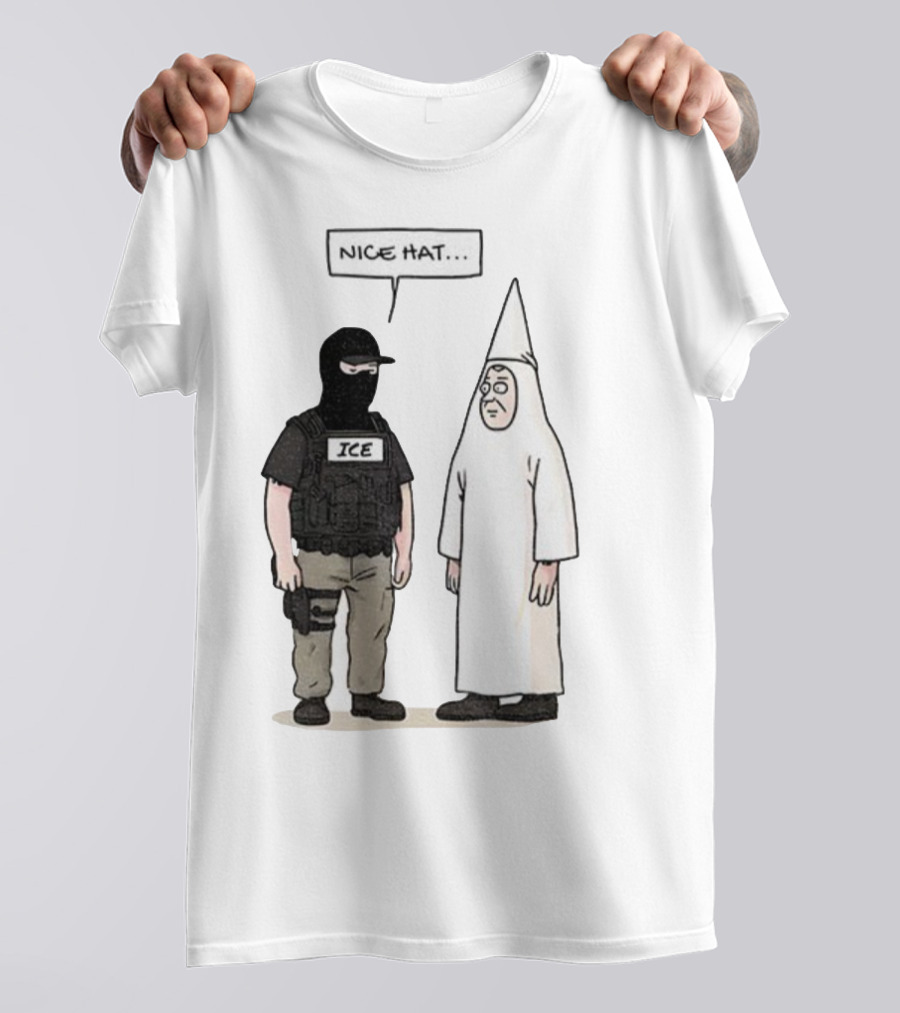 Subtle Fuck Trump Fuck ICE Nice Hat T-Shirt