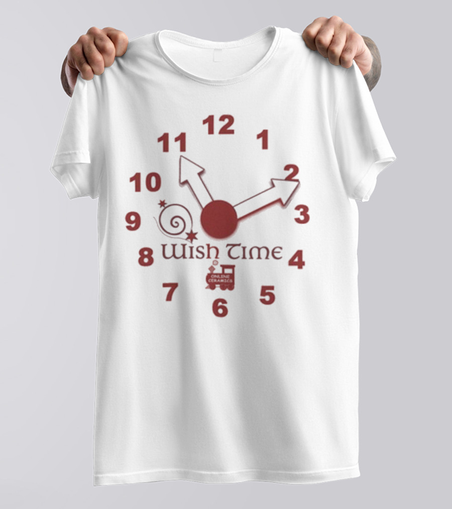 Wish Time With Train And Spirals Theme T-Shirt