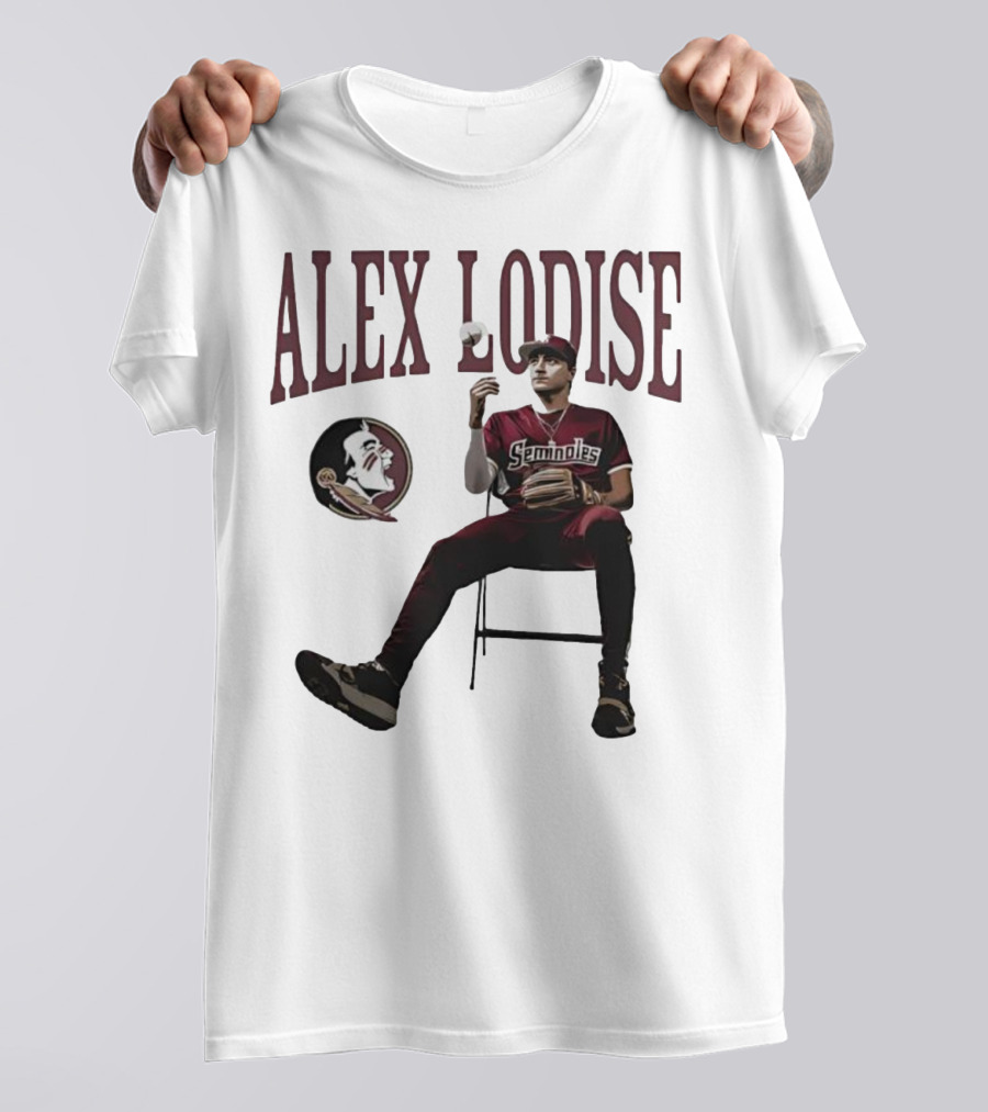Florida State Seminoles Alex Lodise FSU Baseball Seminoles Icon T-Shirt