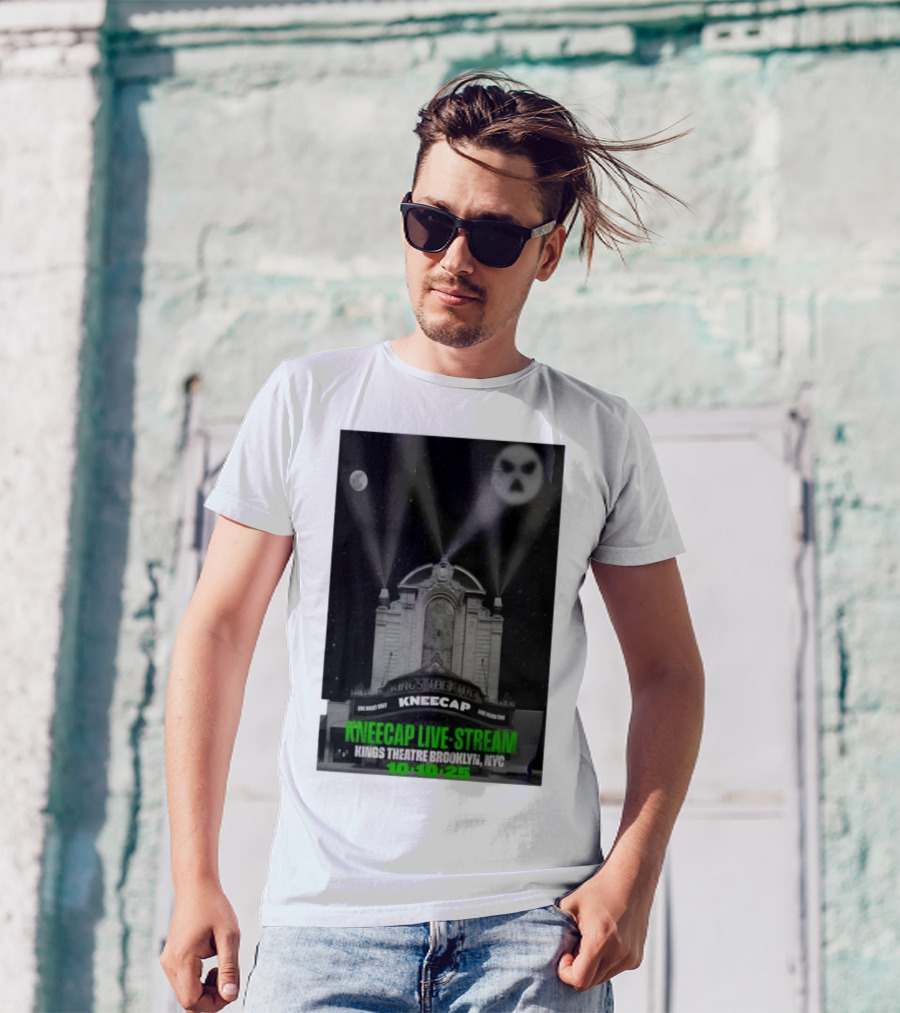 Kings Theatre Kneecap Live Stream Brooklyn NYC 10.10.25 T-Shirt