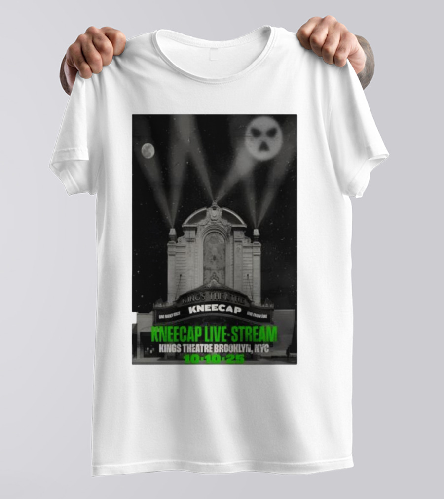 Kings Theatre Kneecap Live Stream Brooklyn NYC 10.10.25 T-Shirt