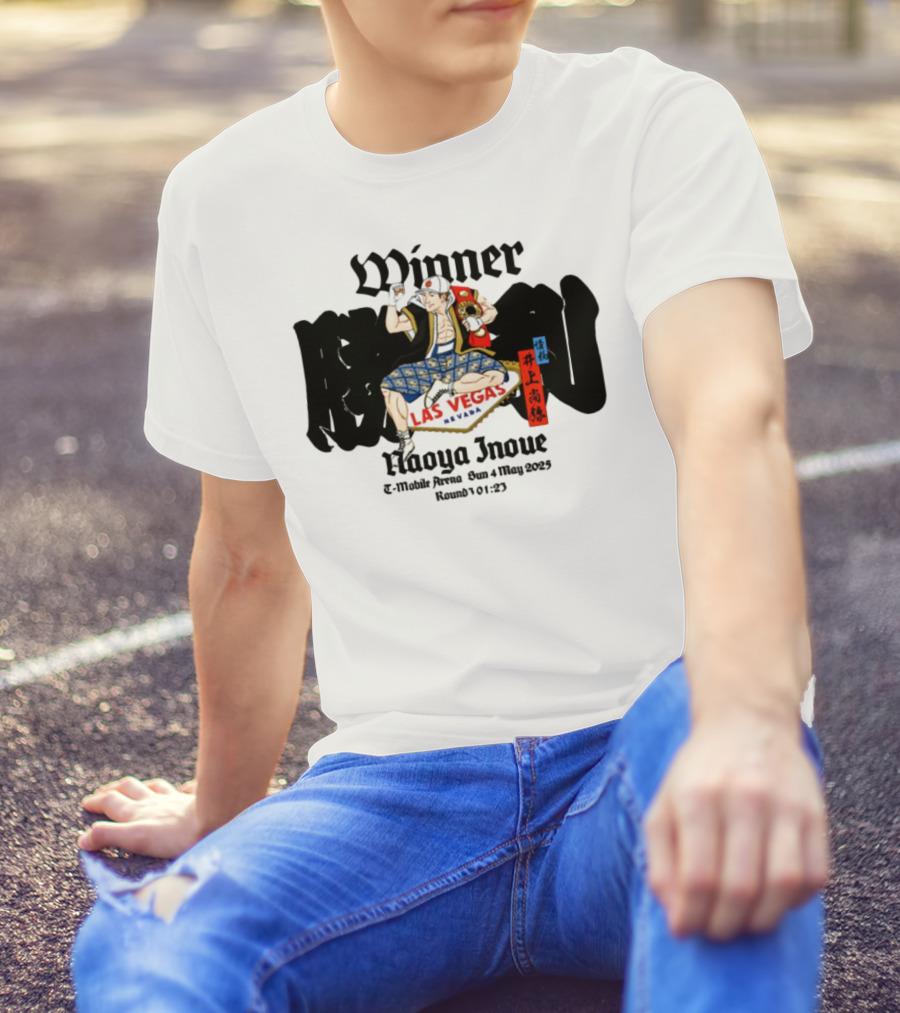 Monster Naoya Inoue Winner Las Vegas Nevada August 25 Round 10 323 T-Shirt
