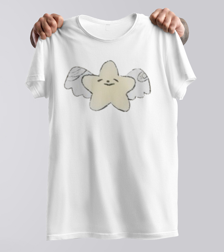 Projectmili Fly My Wings Star With Angelic Wings T-Shirt