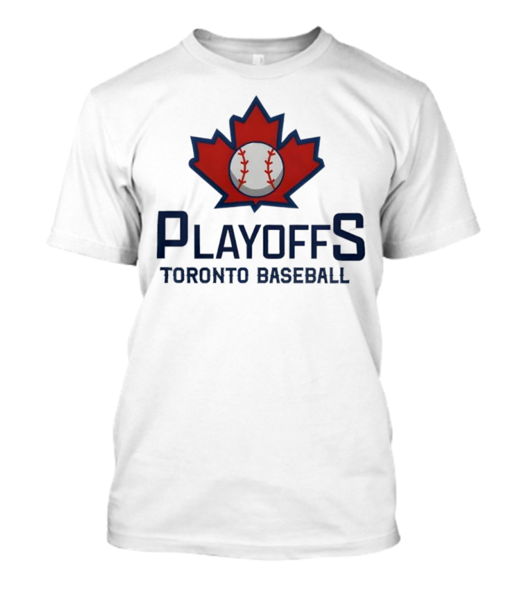 Toronto Baseball Playoffs Maple Leaf Icon T-Shirt