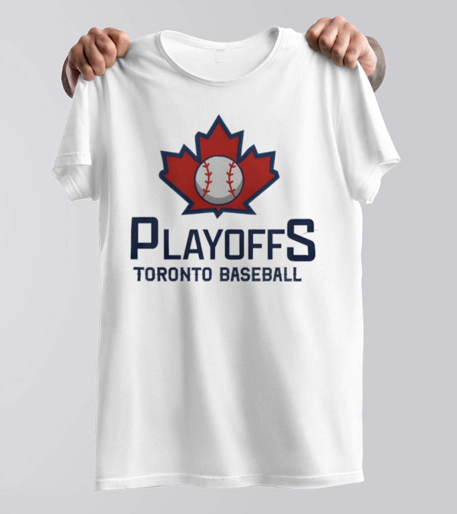 Toronto Baseball Playoffs Maple Leaf Icon T-Shirt