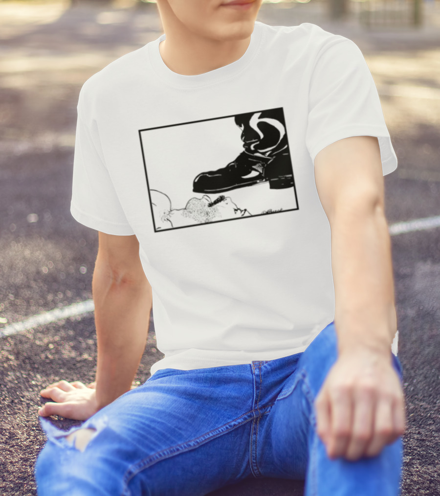 Gay Leather Boot LGBTQ Boseck Bondage Pride T-Shirt