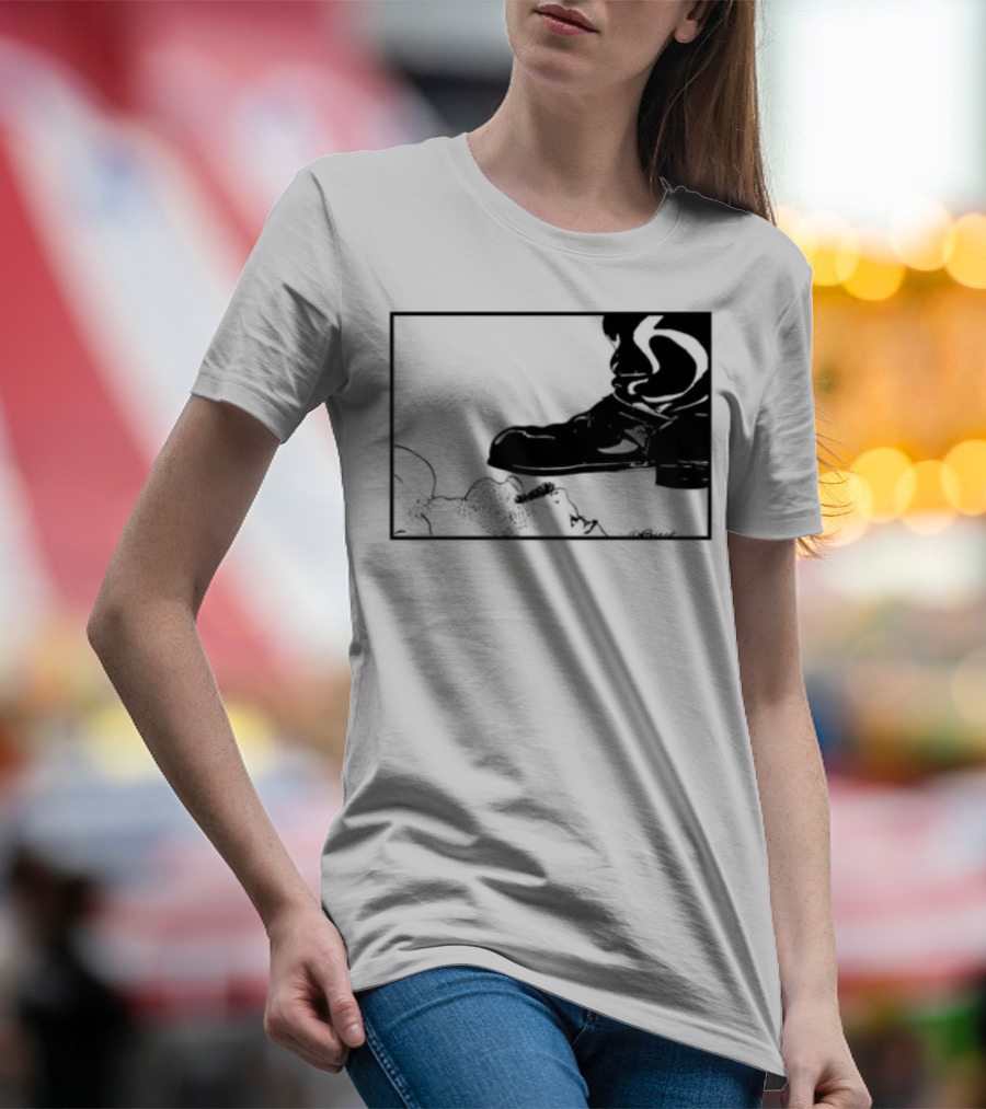 Gay Leather Boot LGBTQ Boseck Bondage Pride T-Shirt