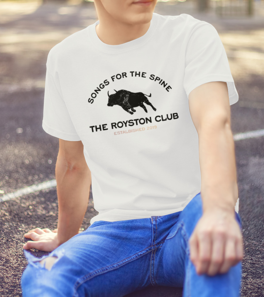 Songs For The Spine The Royston Club Established 2019 Bullhorns T-Shirt
