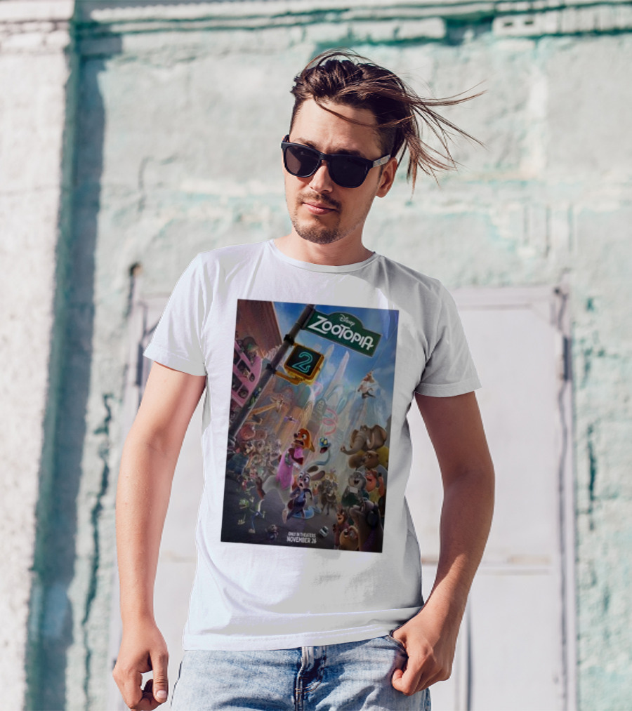Disney Zootopia 2 Movie November 26 Only In Theaters T-Shirt