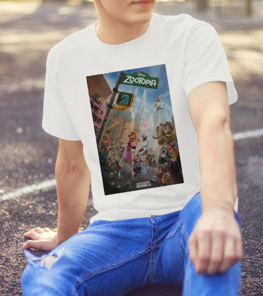 Disney Zootopia 2 Movie November 26 Only In Theaters T-Shirt