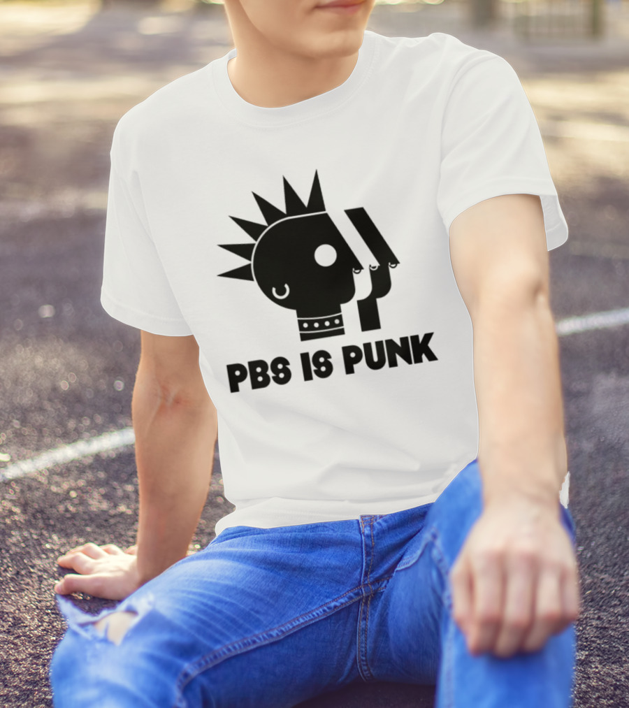 Two Crow Collective PBS Is Punk Vintage Cassette Vinyl Roots T-Shirt