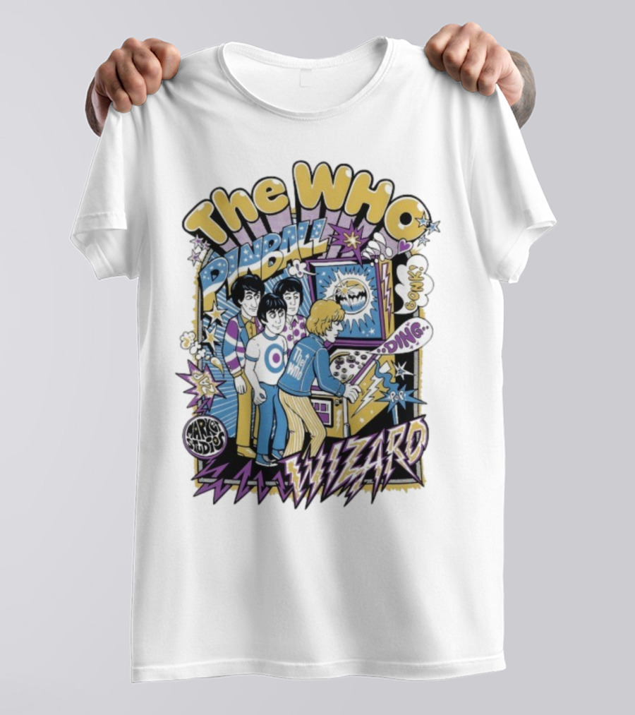 The Who Pinball Wizard Market Studios Collaboration T-Shirt