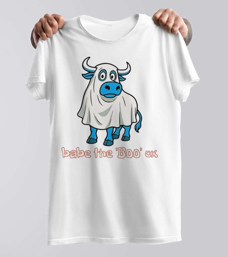 Babe The BOO Ox Ghost Cow Halloween Costume Fun T-Shirt