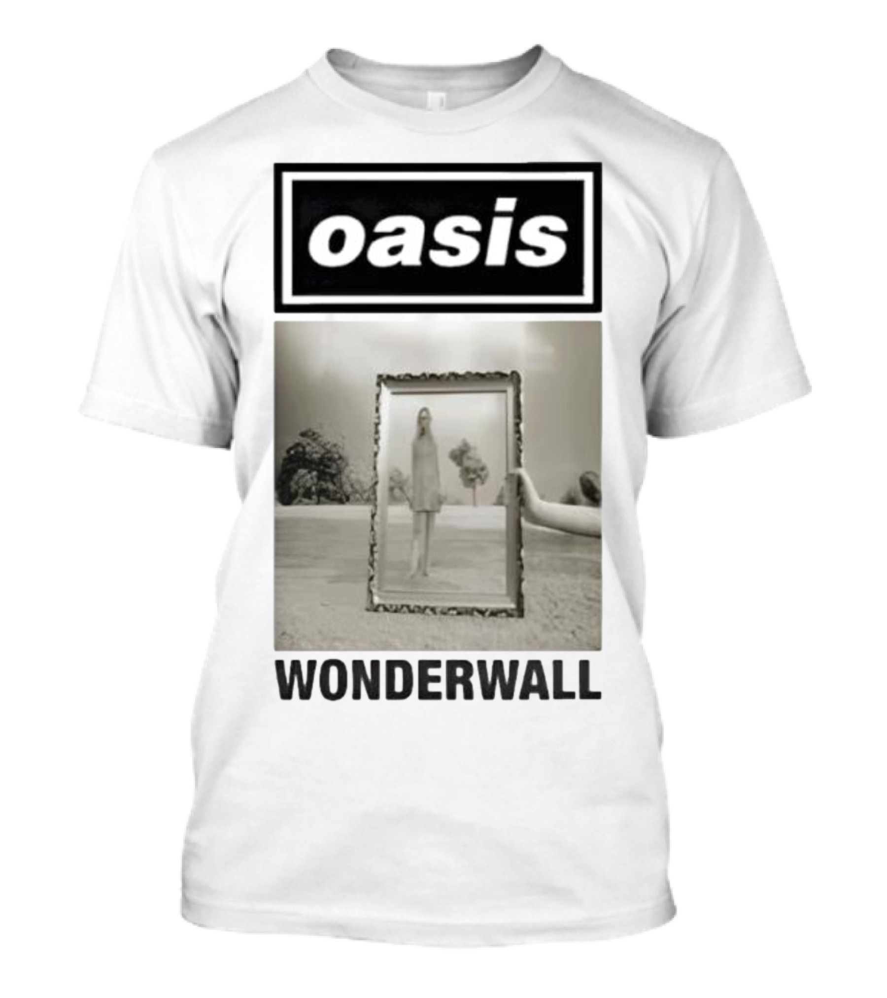 Oasis Wonderwall Single Oasisinet Visual T-Shirt
