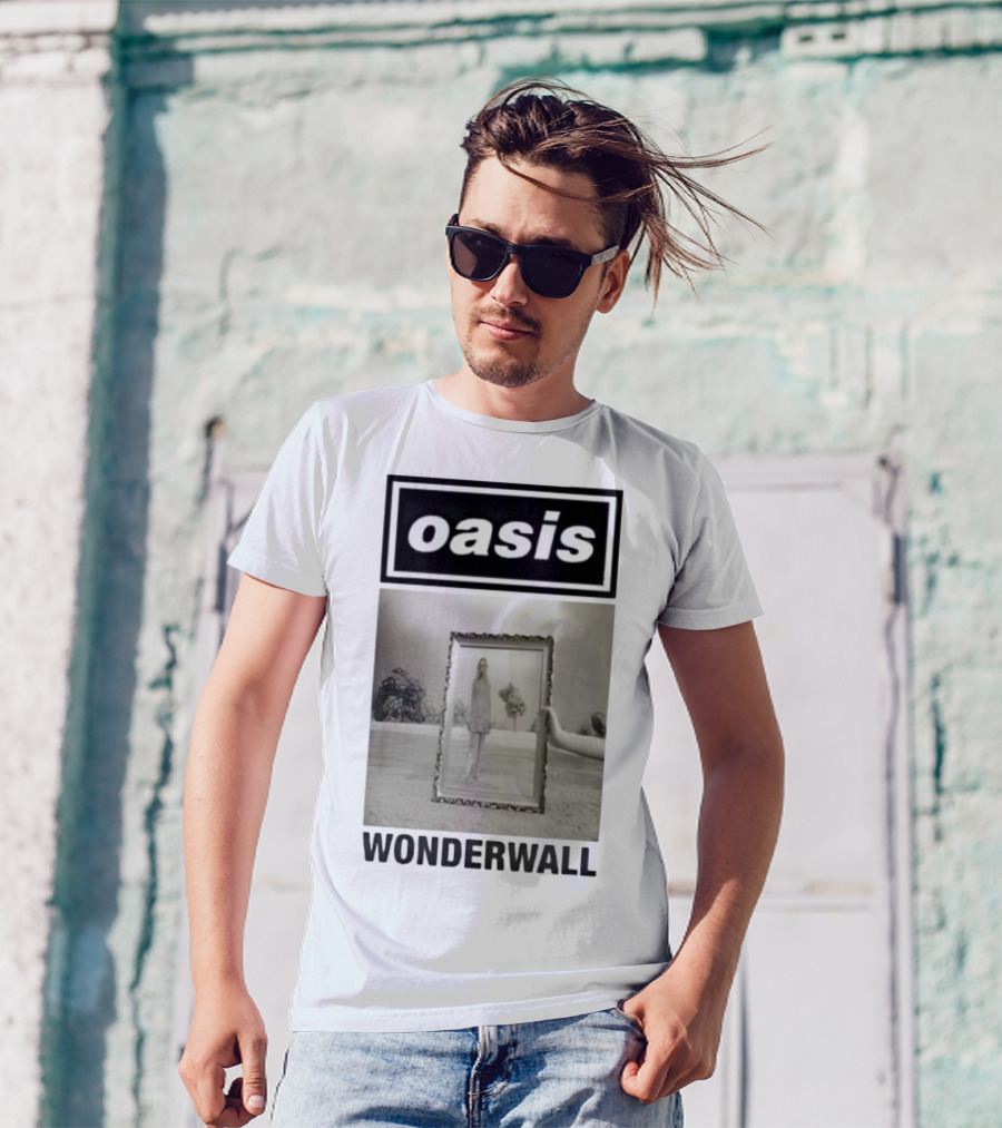 Oasis Wonderwall Single Oasisinet Visual T-Shirt