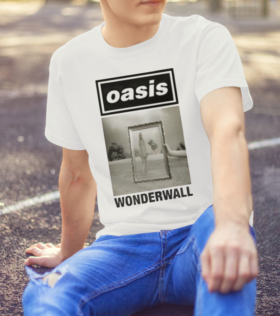 Oasis Wonderwall Single Oasisinet Visual T-Shirt