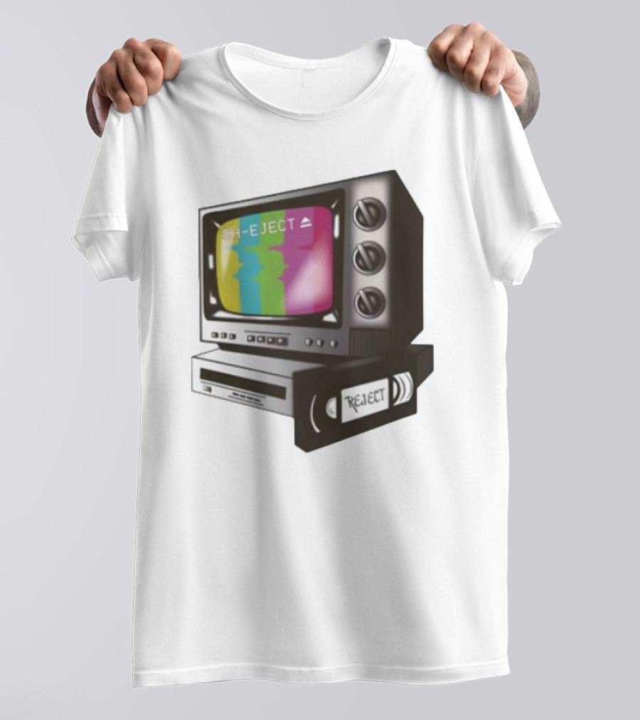 Sh-Eject Retro TV VHS Eject Design T-Shirt