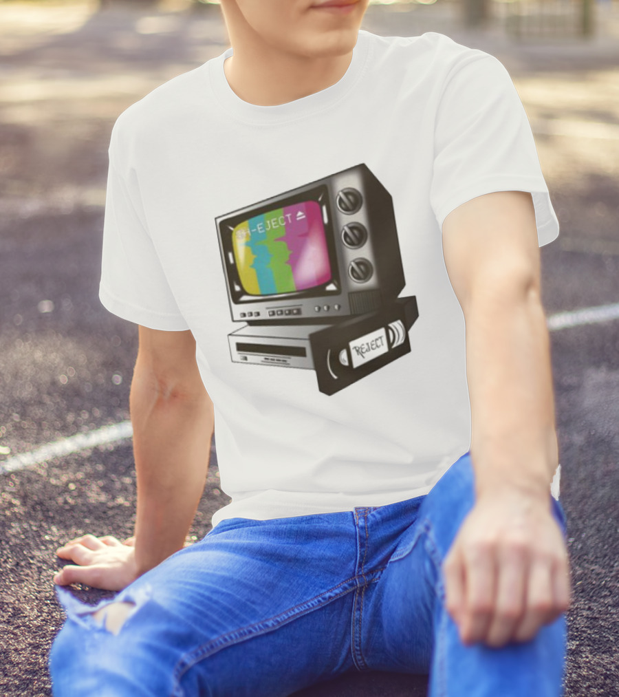 Sh-Eject Retro TV VHS Eject Design T-Shirt