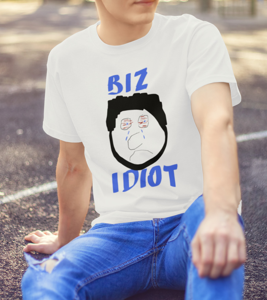Biz Idiot Meme Renaissance Style Tears T-Shirt