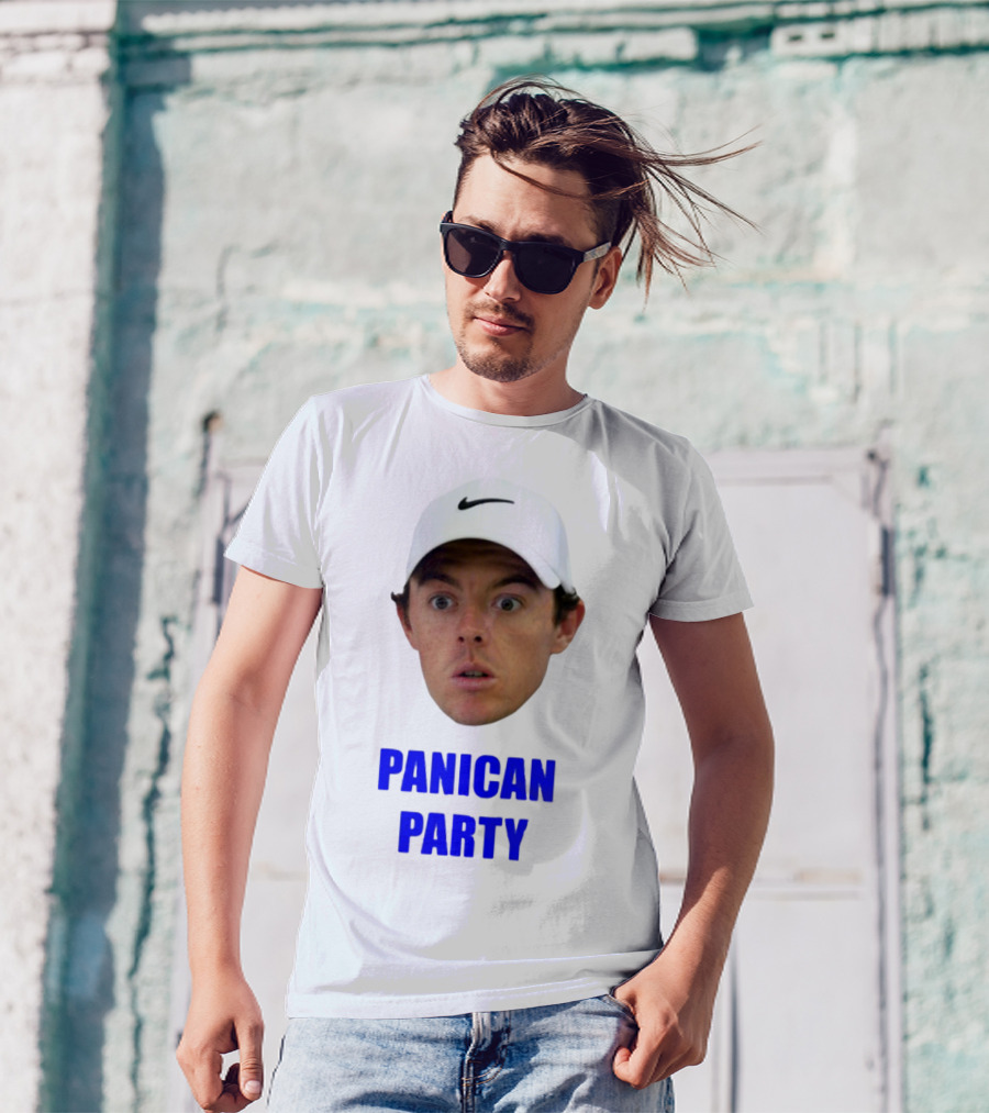 Panican Party Funny Golf Cap Expression T-Shirt