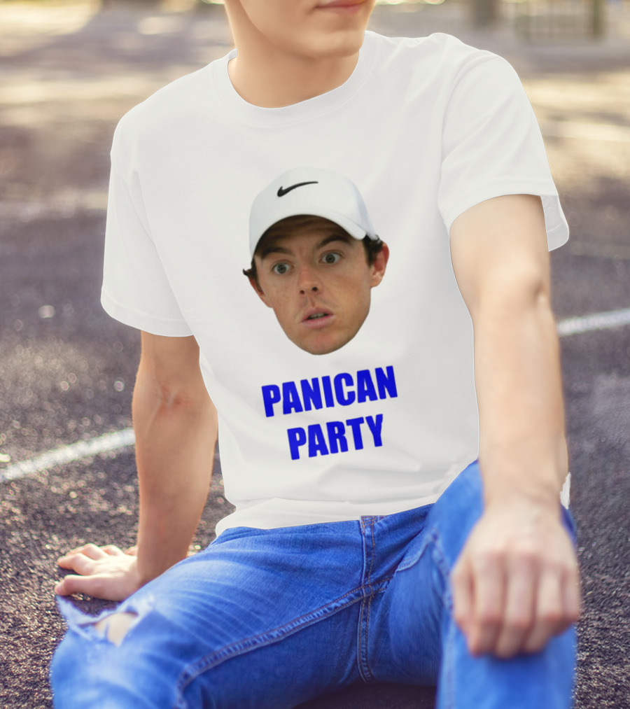 Panican Party Funny Golf Cap Expression T-Shirt