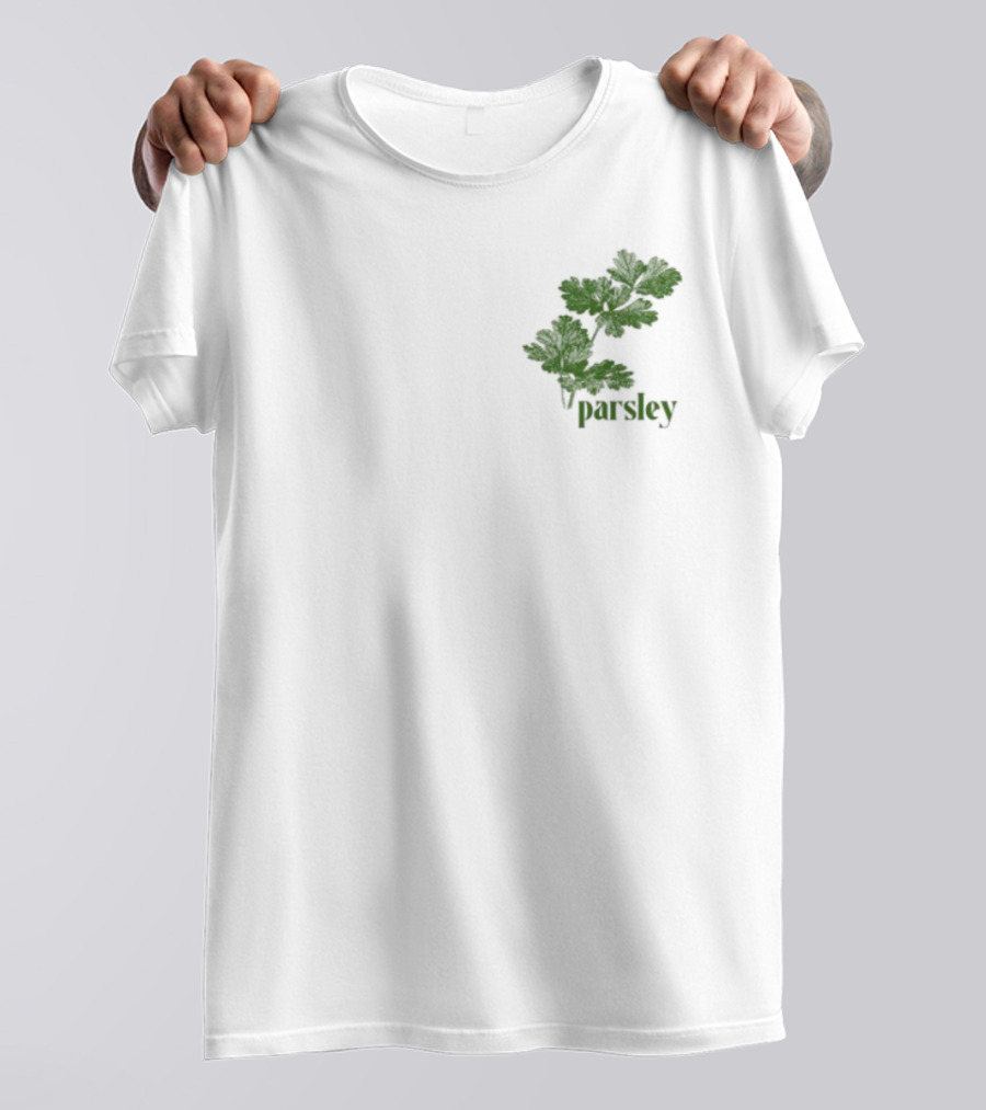 Atthemoment Green Parsley Leaves T-Shirt