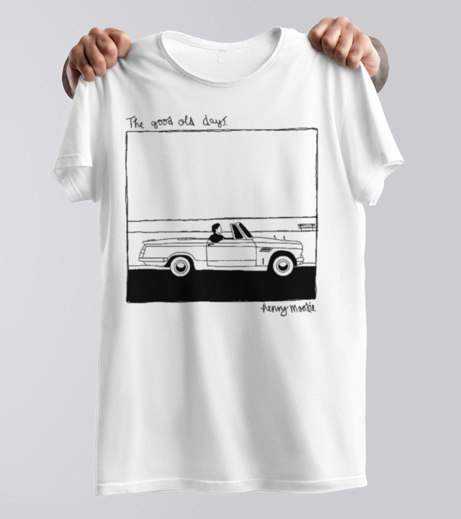 Henry Moodie The Good Old Days Nostalgic Vintage Style Music Theme T-Shirt