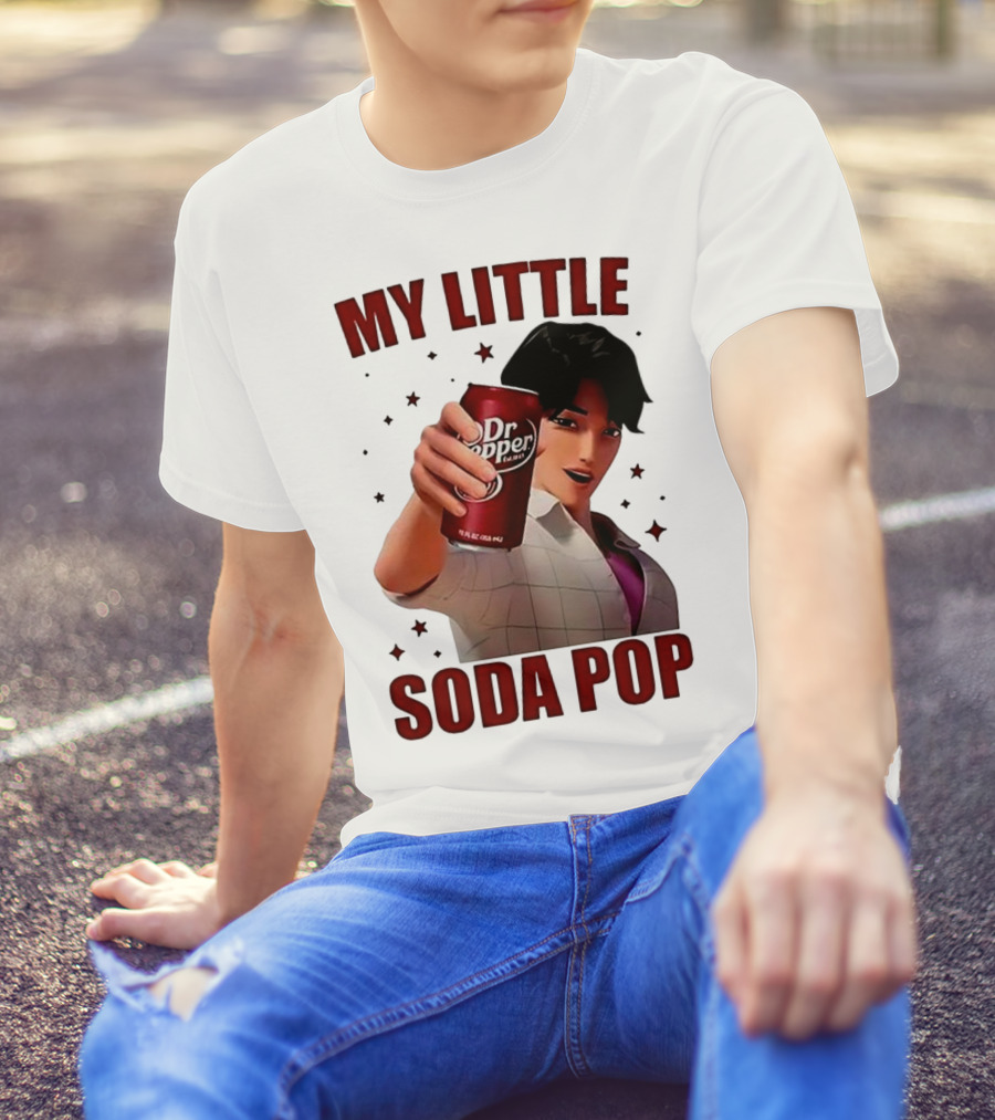 My Little Soda Pop Dr. Pepper Anime Character T-Shirt