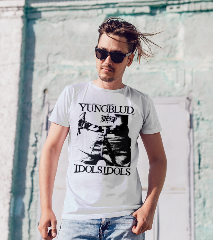 Yungblud Idolsidols Limited White Tattoo Design T-Shirt