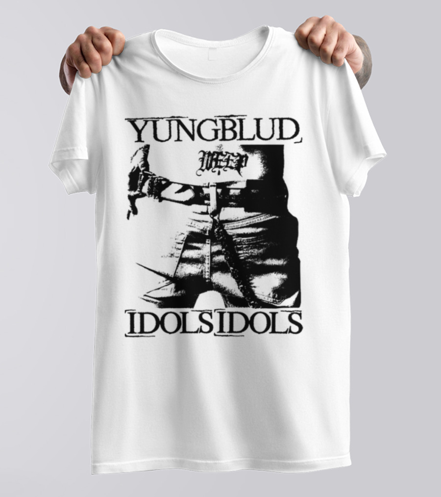 Yungblud Idolsidols Limited White Tattoo Design T-Shirt