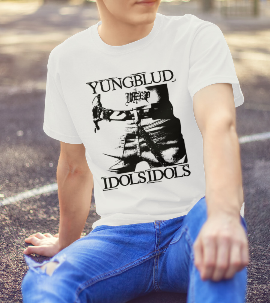 Yungblud Idolsidols Limited White Tattoo Design T-Shirt
