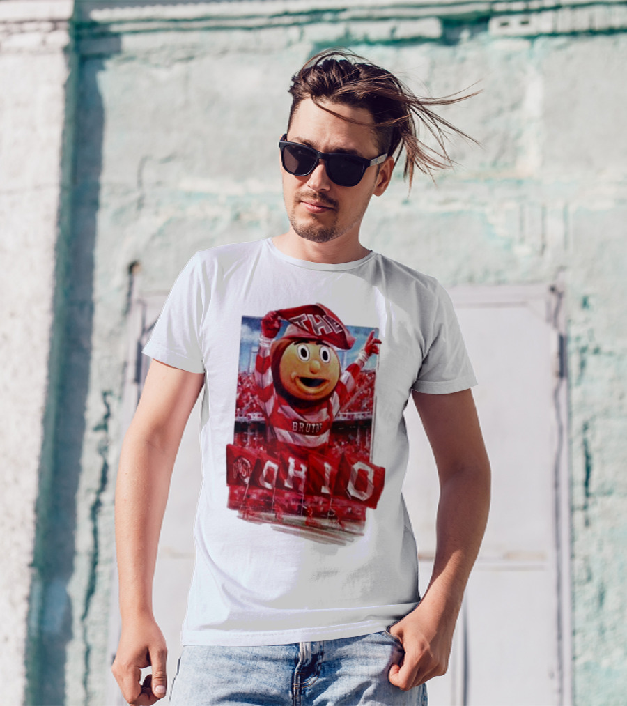 Ohio State Buckeyes Brutus Mascot At Ohio Stadium Event T-Shirt