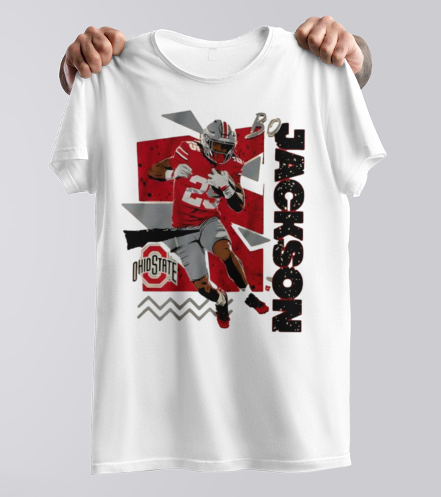 Bo Jackson Ohio State Football 90s Style T-Shirt