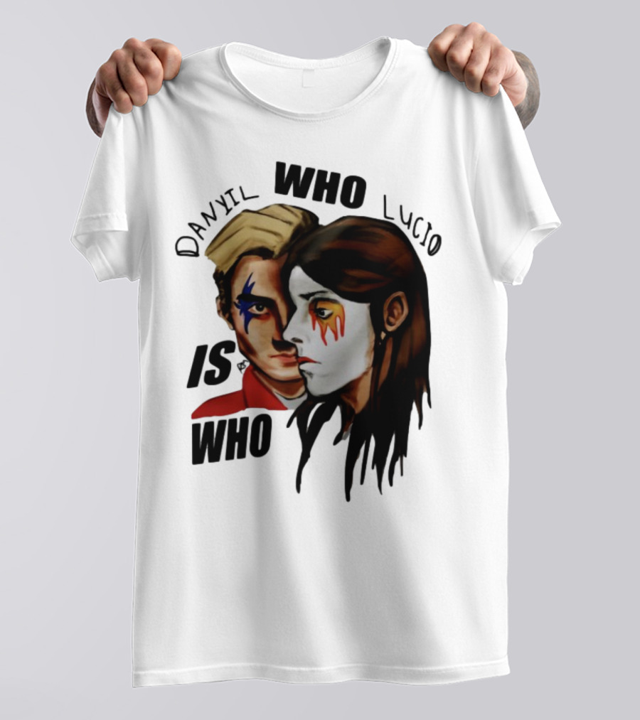 Danyil Who Lucio Is Who Face Paint Art T-Shirt