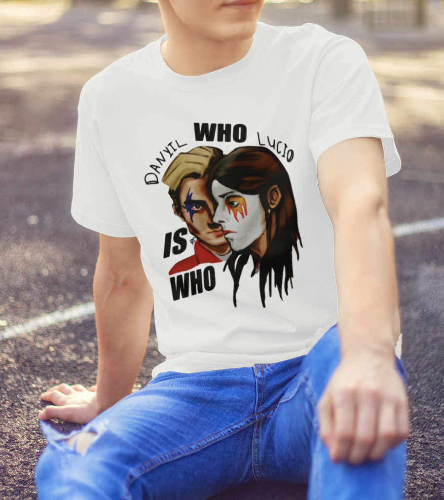 Danyil Who Lucio Is Who Face Paint Art T-Shirt