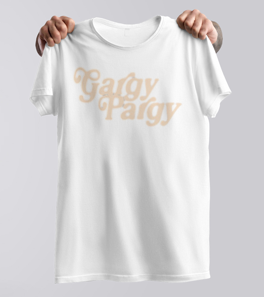 Gargy Pargy Text Design T-Shirt