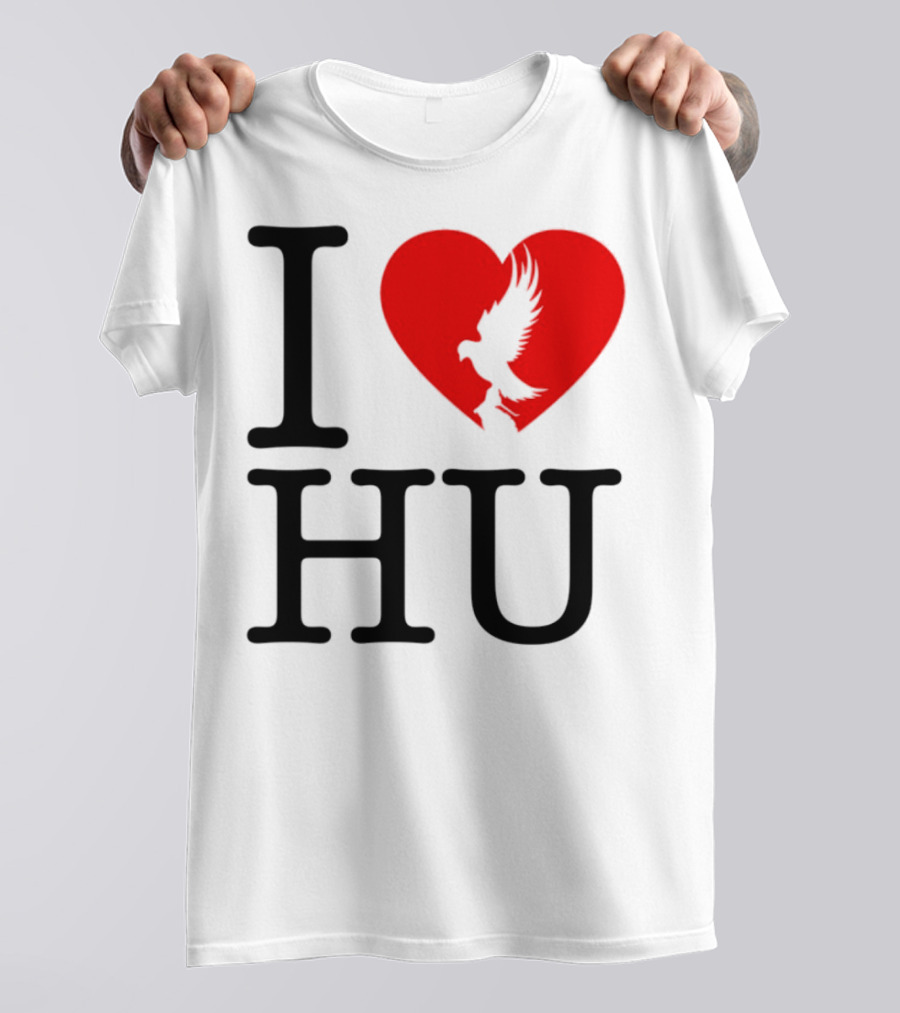 Hollywood Undead Spring 2025 I Love HU Heart And Eagle Icon T-Shirt