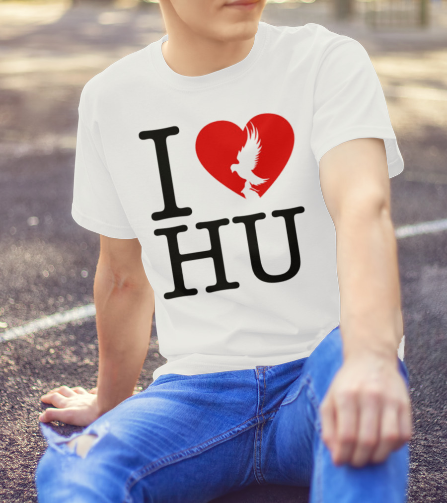 Hollywood Undead Spring 2025 I Love HU Heart And Eagle Icon T-Shirt