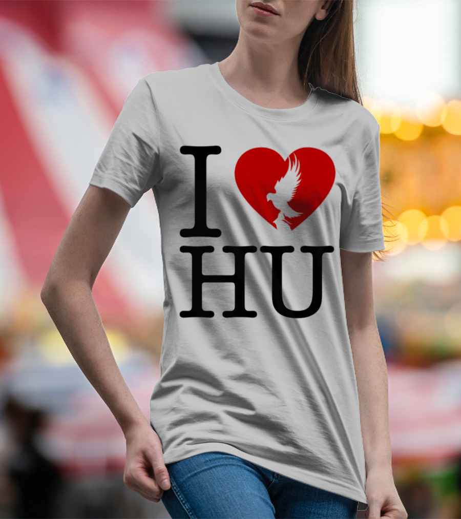 Hollywood Undead Spring 2025 I Love HU Heart And Eagle Icon T-Shirt