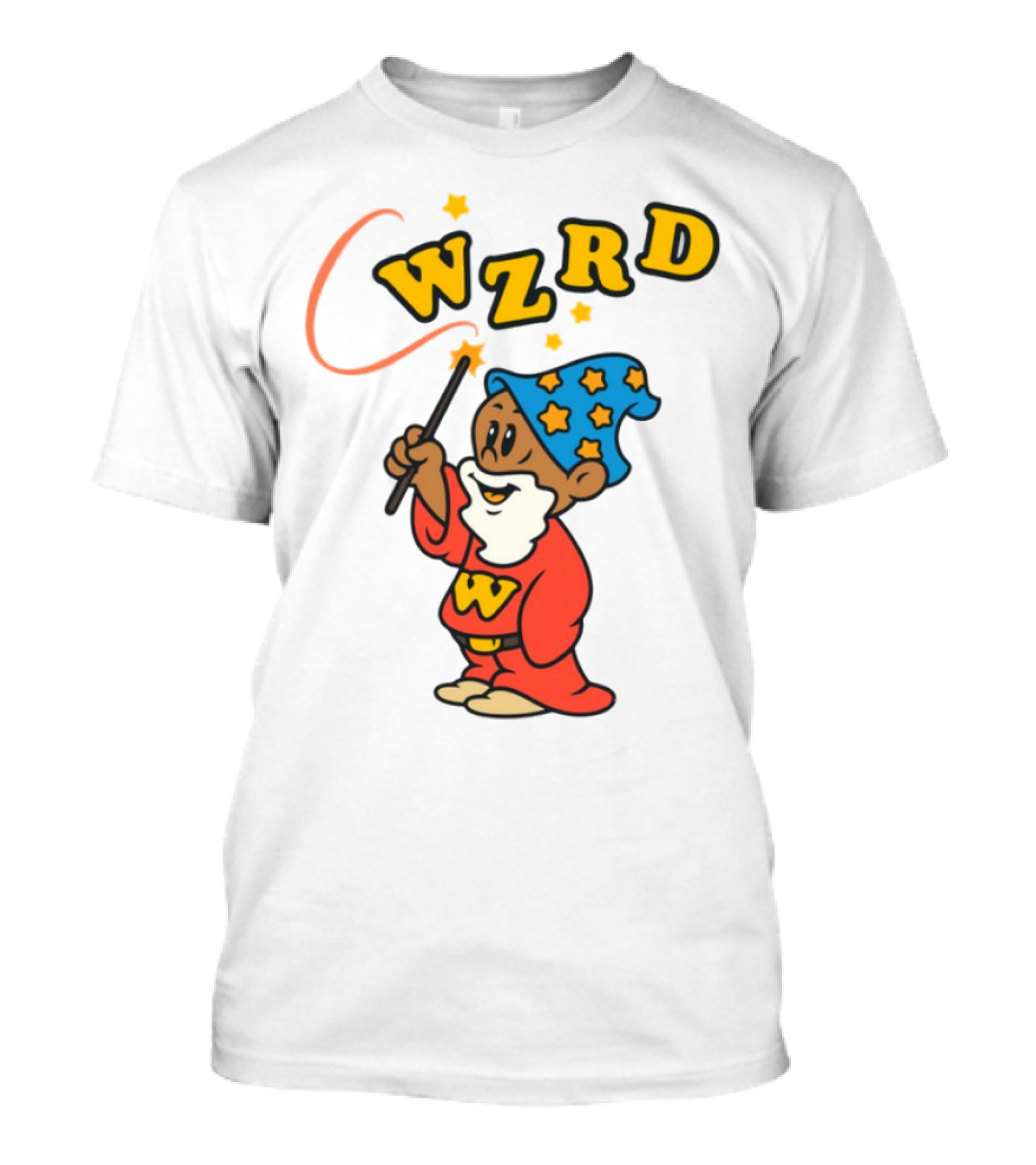 Kid Cudi WZRD Cartoon Wizard Wand Stars T-Shirt
