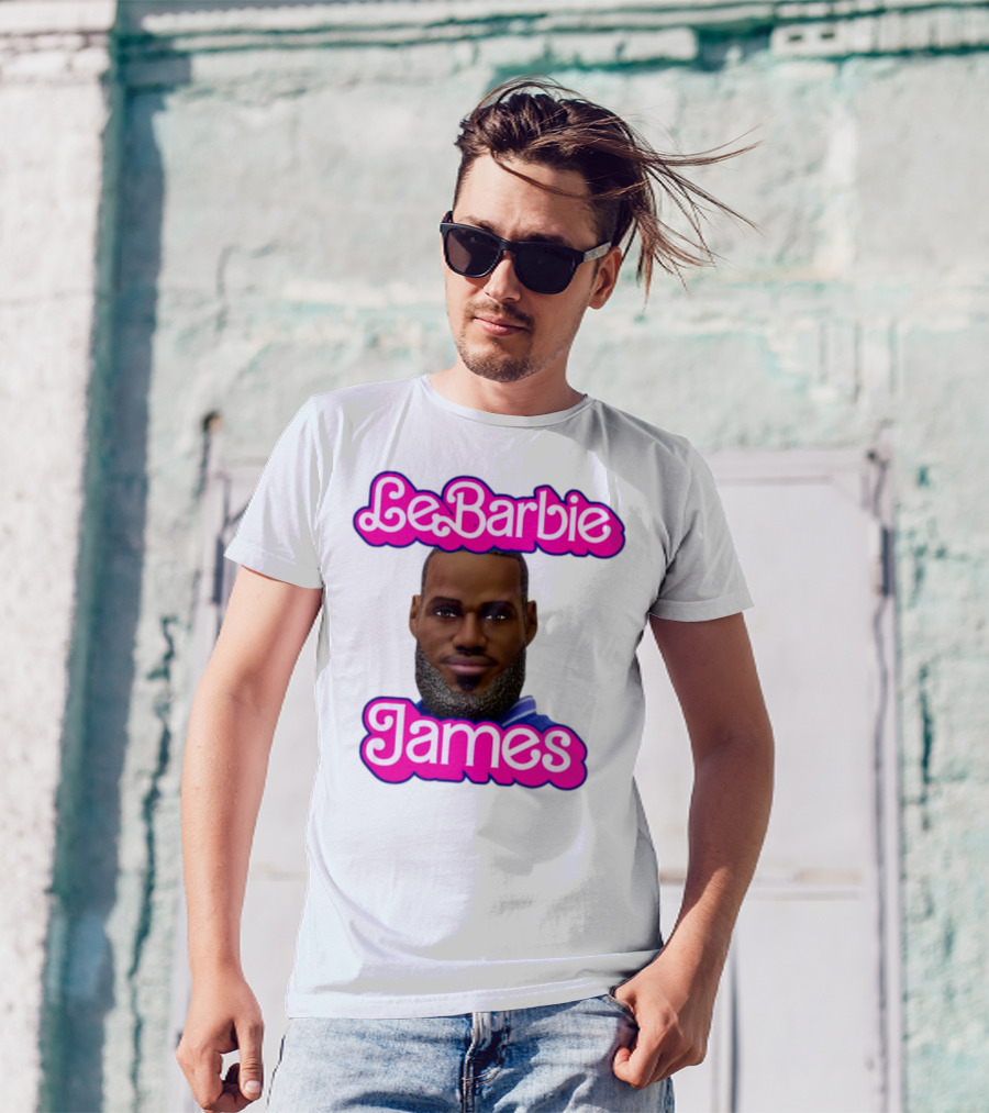 LeBarbie James Basketball Icon Parody T-Shirt