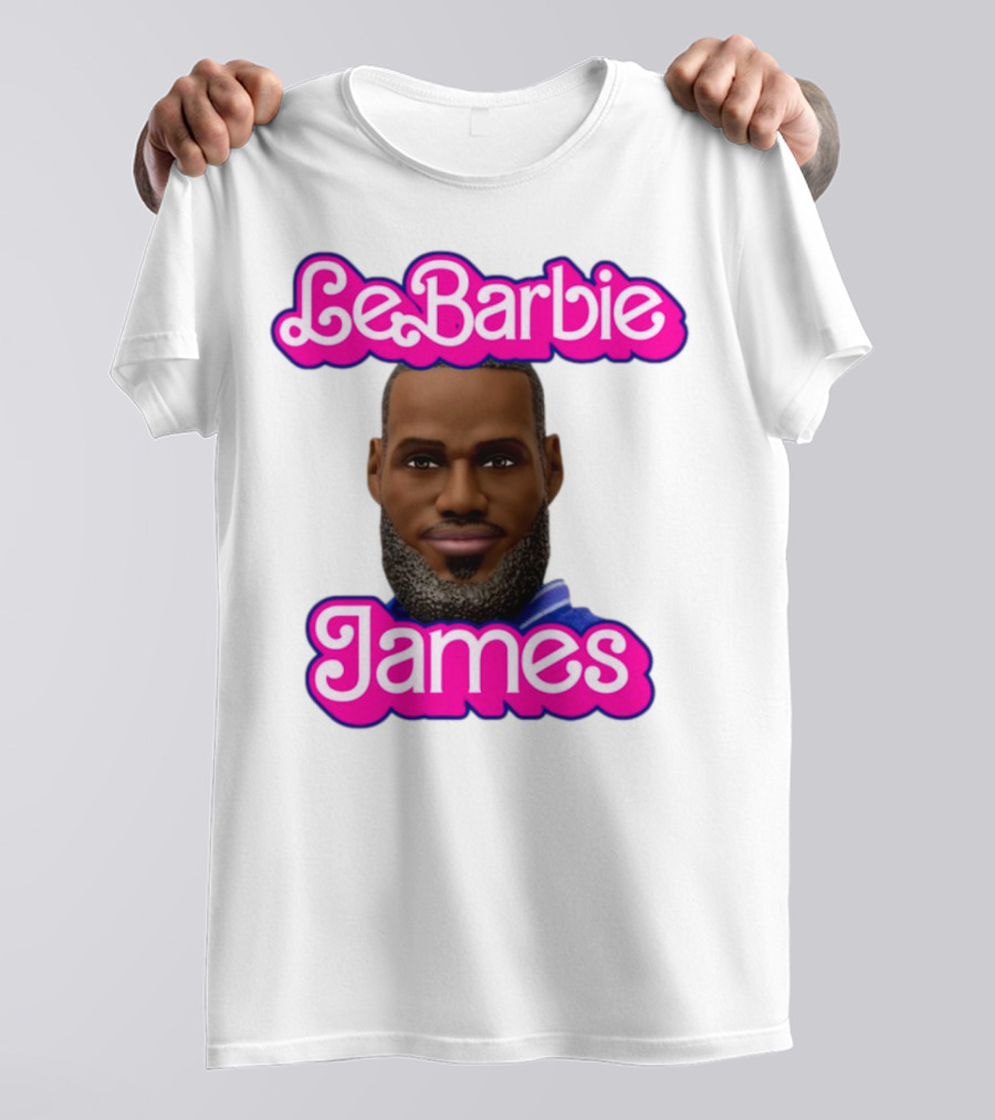 LeBarbie James Basketball Icon Parody T-Shirt
