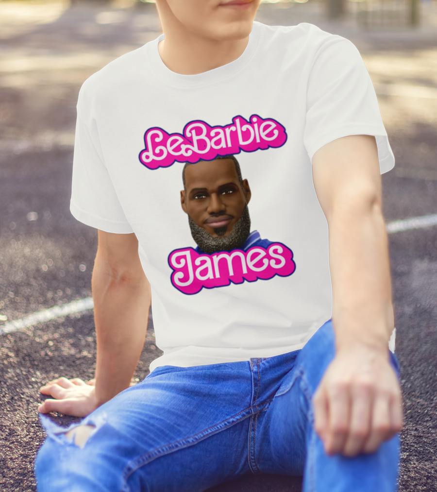 LeBarbie James Basketball Icon Parody T-Shirt