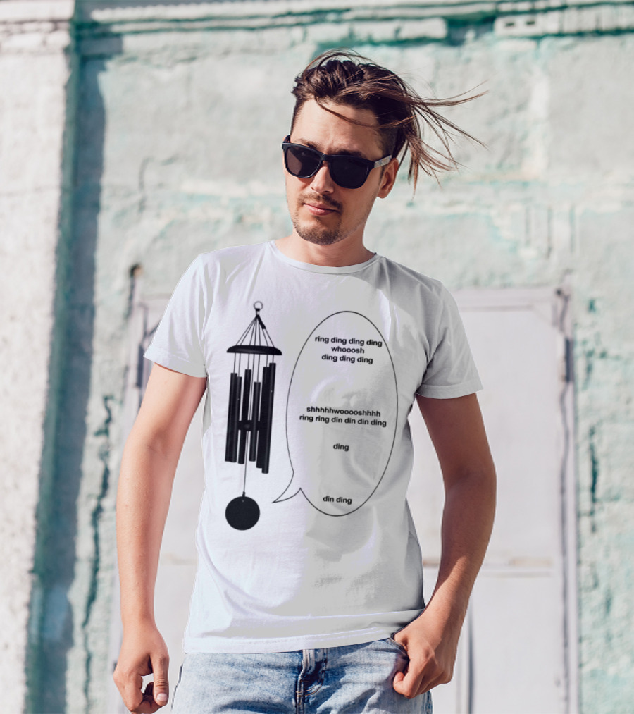 Henry Johnson Whooosh Ring Ding Ding Ding Wind Chime Sound Effect T-Shirt