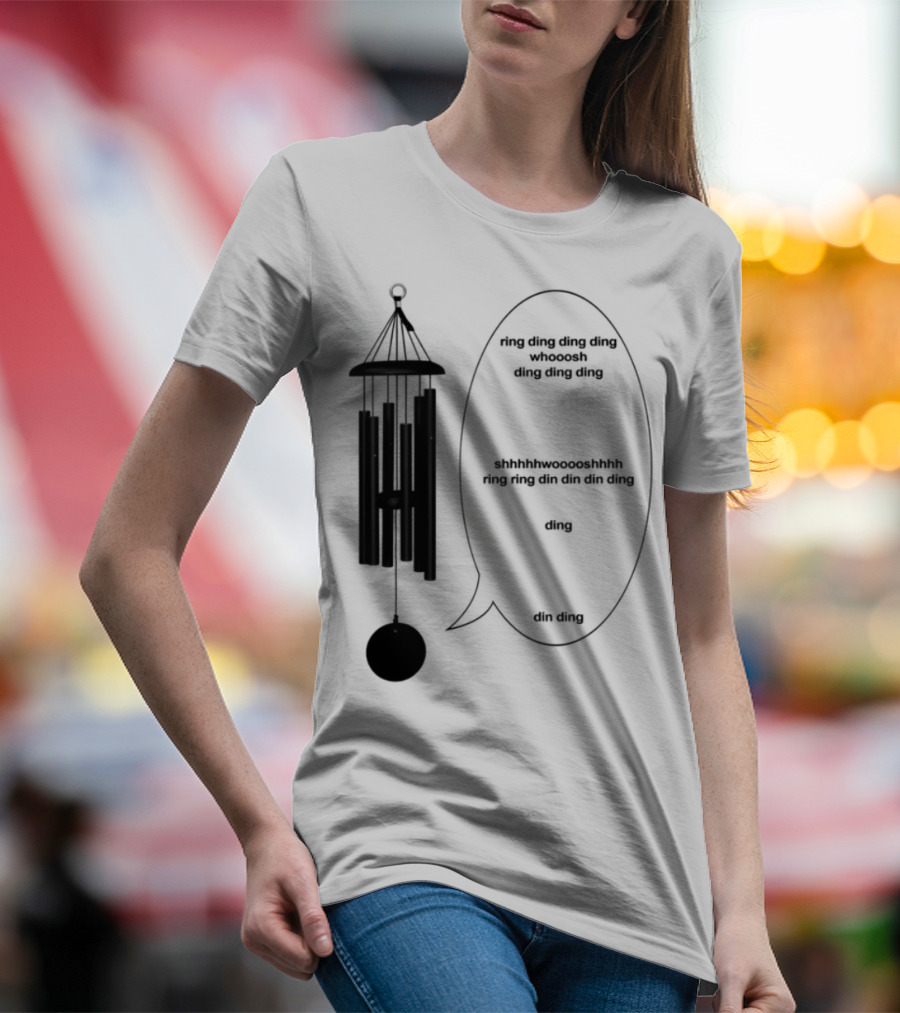 Henry Johnson Whooosh Ring Ding Ding Ding Wind Chime Sound Effect T-Shirt