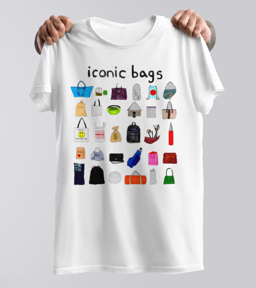 Iconic Bags Featuring Famous And Recognizable Designs And Symbols T-Shirt