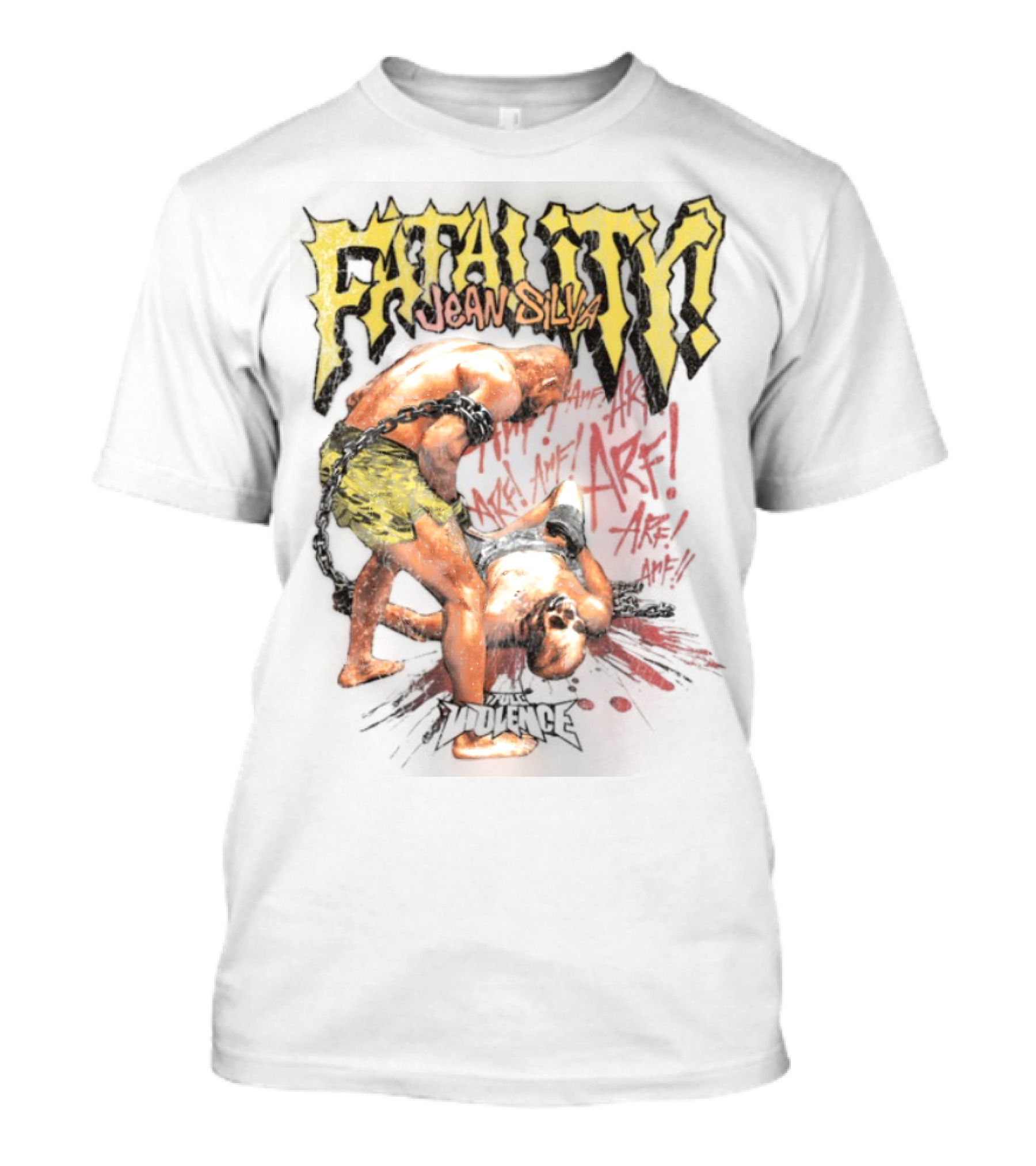 Fatality Jean Silva MMA Knockout Fight Scene T-Shirt