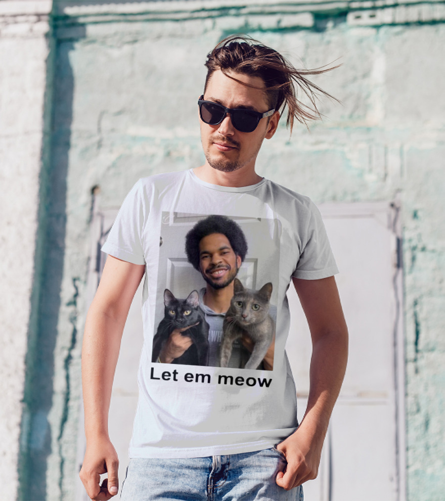Limited Let Em Meow Jarrett Allen Cats T-Shirt
