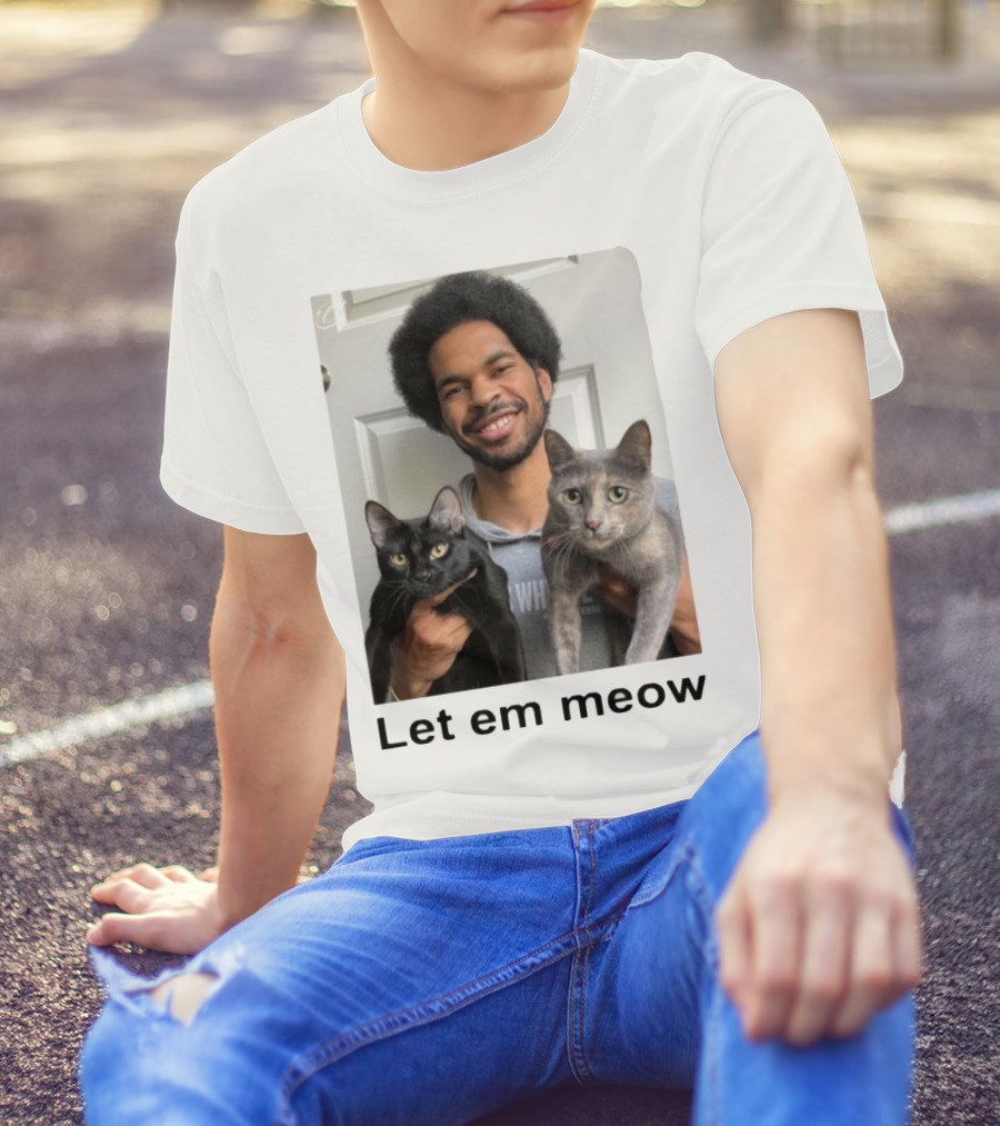 Limited Let Em Meow Jarrett Allen Cats T-Shirt